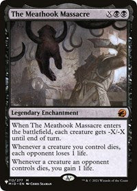 Magic: The Gathering - Innistrad: Midnight Hunt - The Meathook Massacre - The List Reprints- Mythic/112 Lightly Played