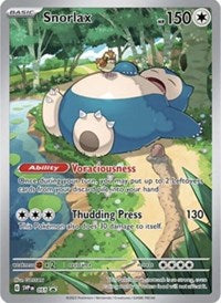 Pokemon Singles - SV: Scarlet & Violet Promo Cards - Snorlax - 051 - Promo/051 - Lightly Played