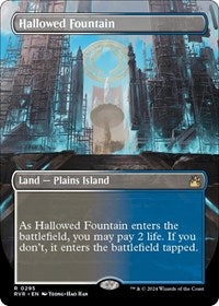 Magic: The Gathering - Ravnica Remastered - Hallowed Fountain (Borderless) - Rare/0295 - Lightly Played
