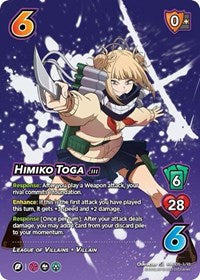 Universus Single - My Hero Academia: Jet Burn - Himiko Toga - SE 1/18 - Lightly Played