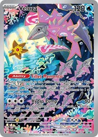 Pokemon Singles - SV04: Paradox Rift - Veluza - 192/182 - Illustration Rare/192 - Lightly Played