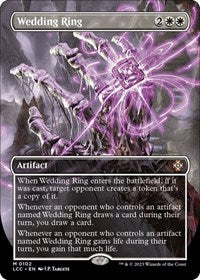Magic: The Gathering Single - Commander: The Lost Caverns of Ixalan - Wedding Ring (Borderless) - Mythic/0102 - Lightly Played