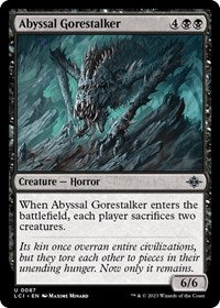 Magic: The Gathering Single - The Lost Caverns of Ixalan - Abyssal Gorestalker - FOIL Uncommon/0087 - Lightly Played