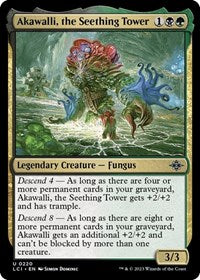 Magic: The Gathering Single - The Lost Caverns of Ixalan - Akawalli, the Seething Tower - Uncommon/0220 - FOIL Lightly Played