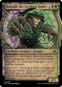 Magic: The Gathering Single - The Lost Caverns of Ixalan - Akawalli, the Seething Tower (Showcase) - Uncommon/0220 - FOIL Lightly Played