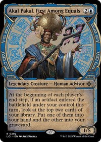 Magic: The Gathering Single - The Lost Caverns of Ixalan - Akal Pakal, First Among Equals (Showcase) - Rare/0292 - Lightly Played