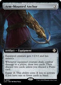 Magic: The Gathering Single - Commander: The Lost Caverns of Ixalan - Arm-Mounted Anchor (Extended Art) - RARE/0067 - Lightly Played