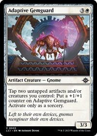 Magic: The Gathering Single - The Lost Caverns of Ixalan - Adaptive Gemguard - FOIL Common/0003 - Lightly Played