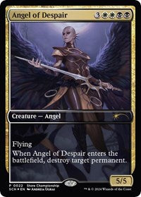 Magic: The Gathering Singles - Game Day & Store Championship Promos - Angel of Despair - PROMO/0022 - FOIL Lightly Played