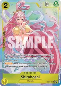 One Piece Card Game Single - Extra Booster: Memorial Collection - Shirahoshi (Alternate Art) - Super Rare/EB01-057 - Lightly Played