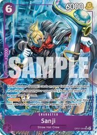 One Piece Card Game Single - 500 Years in the Future - Sanji (Parallel) - Super Rare/OP07-064 - Lightly Played