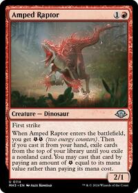 Magic: The Gathering Single - Modern Horizons 3 - Amped Raptor - Uncommon/0114 - Lightly Played