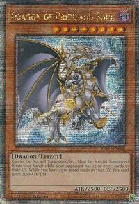 Yu-Gi-Oh! YuGiOh Single - The Infinite Forbidden - Dragon of Pride and Soul (Quarter Century Secret Rare) - Secret Rare/INFO-EN000 - Lightly Played