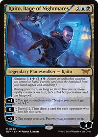 Magic: The Gathering Single - Duskmourn: House of Horror - Kaito, Bane of Nightmares - Rare/0220 - Lightly Played