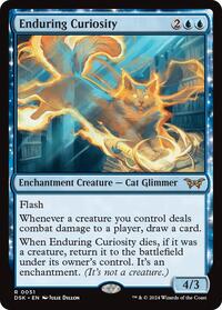 Magic: The Gathering Single - Duskmourn: House of Horror - Enduring Curiosity - Rare/0051 - Lightly Played