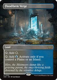 Magic: The Gathering Single - Duskmourn: House of Horror - Floodfarm Verge (Borderless) - FOIL Rare/0330 - Lightly Played