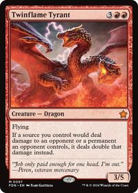 Magic: The Gathering Single - Foundations - Twinflame Tyrant -  Mythic/0097 - Lightly Played