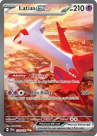 Pokemon Singles - SV08: Surging Sparks - Latias ex - 239/191 - Special Illustration Rare/239 - Lightly Played