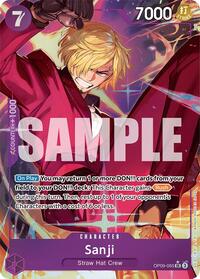 One Piece Card Game Single - Emperors in the New World - Sanji (065) (Parallel) - Super Rare/OP09-065 - Lightly Played