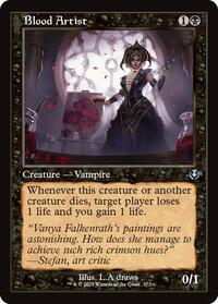 Magic: The Gathering Single - Innistrad Remastered - Blood Artist (Retro Frame) - FOIL Uncommon/0087 - Lightly Played