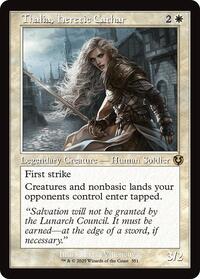 Magic: The Gathering Single - Innistrad Remastered - Thalia, Heretic Cathar (Retro Frame) - Rare/0351 - Lightly Played