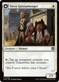 Magic: The Gathering Single - Innistrad Remastered - Town Gossipmonger - FOIL Uncommon/0047 - Lightly Played