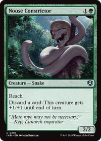 Magic: The Gathering Single - Innistrad Remastered - Noose Constrictor - FOIL Uncommon/0210 - Lightly Played