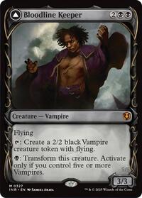 Magic: The Gathering Single - Innistrad Remastered - Bloodline Keeper (Showcase) - Mythic/0327- Lightly Played