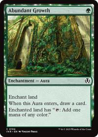 Magic: The Gathering Single - Innistrad Remastered - Abundant Growth - Common/0184 - Lightly Played