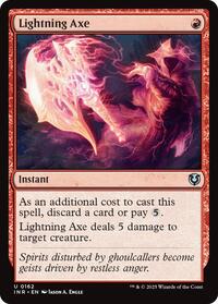 Magic: The Gathering Single - Innistrad Remastered - Lightning Axe - FOIL Uncommon/0162 - Lightly Played