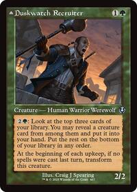 Magic: The Gathering Single - Innistrad Remastered - Duskwatch Recruiter (Retro Frame) - Uncommon/0467 - Lightly Played