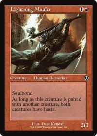 Magic: The Gathering Single - Innistrad Remastered - Lightning Mauler (Retro Frame) - Uncommon/0399 - Lightly Played