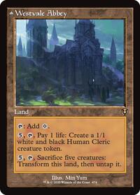 Magic: The Gathering Single - Innistrad Remastered - Westvale Abbey (Retro Frame) - Rare/0474 - Lightly Played\