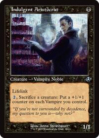 Magic: The Gathering Single - Innistrad Remastered - Indulgent Aristocrat (Retro Frame) - Uncommon/0384- Lightly Played