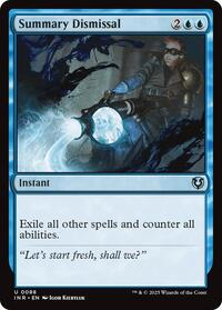 Magic: The Gathering Single - Innistrad Remastered - Summary Dismissal - FOIL Uncommon/0088 - Lightly Played