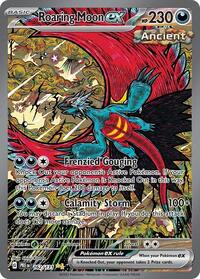 Pokemon Singles - SV: Prismatic Evolutions - Roaring Moon ex - 162/131 - Special Illsutration Rare/162 - Lightly Played
