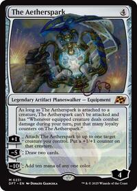 Magic: The Gathering Single - Aetherdrift - The Aetherspark - Mythic/231 - Lightly Played