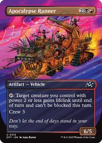 Magic: The Gathering Single - Aetherdrift - Apocalypse Runner (Borderless) - Uncommon/0319 - Lightly Played