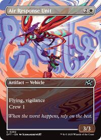 Magic: The Gathering Single - Aetherdrift - Air Response Unit (Borderless) - Uncommon/0292 - Lightly Played