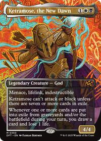 Magic: The Gathering Single - Aetherdrift - Ketramose, the New Dawn (Borderless) - Mythic/0350 - Lightly Played