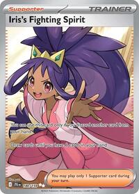 Pokemon Singles - SV09: Journey Together - Iris's Fighting Spirit - 180/159 - Ultra Rare/180- Lightly Played