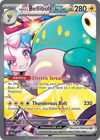 Pokemon Singles - SV09: Journey Together - Iono's Bellibolt ex - 183/159 - Special Illustration Rare/183 -  Lightly Played