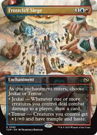 Magic: The Gathering Single - Tarkir: Dragonstorm - Frostcliff Siege (Borderless) - Rare/0385 - Lightly Played