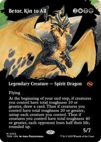 Magic: The Gathering Single - Tarkir: Dragonstorm - Betor, Kin to All (Borderless) - Mythic/0353 - Lightly Played