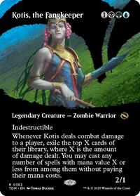 Magic: The Gathering Single - Tarkir: Dragonstorm - Kotis, the Fangkeeper (Borderless) - Rare/0362 - Lightly Played