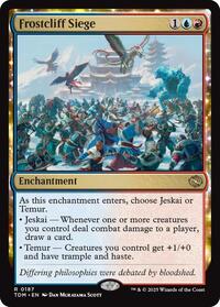 Magic: The Gathering Single - Tarkir: Dragonstorm - Frostcliff Siege - FOIL Rare/0167 - Lightly Played