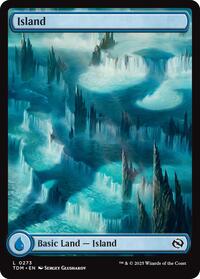 Magic: The Gathering Single - Tarkir: Dragonstorm - Island (0273) - FOIL Land/0273 - Lightly Played
