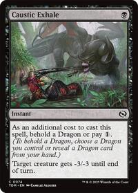 Magic: The Gathering Single - Tarkir: Dragonstorm - Caustic Exhale - FOIL Common/0377 - Lightly Played