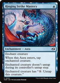 Magic: The Gathering Single - Tarkir: Dragonstorm - Ringing Strike Mastery - FOIL Common/0053 - Lightly Played