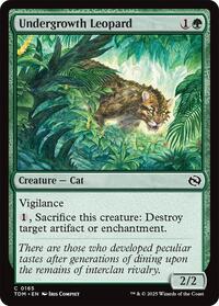 Magic: The Gathering Single - Tarkir: Dragonstorm - Undergrowth Leopard - FOIL Common/0165 - Lightly Played